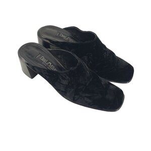 Paul Melian Wedge Size 7.5 Leather Sole Mules